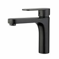 Comfortcorrect 2 x 5.3 x 7 in. Donostia Single Handle Bathroom Vanity Faucet New Black CO2798299